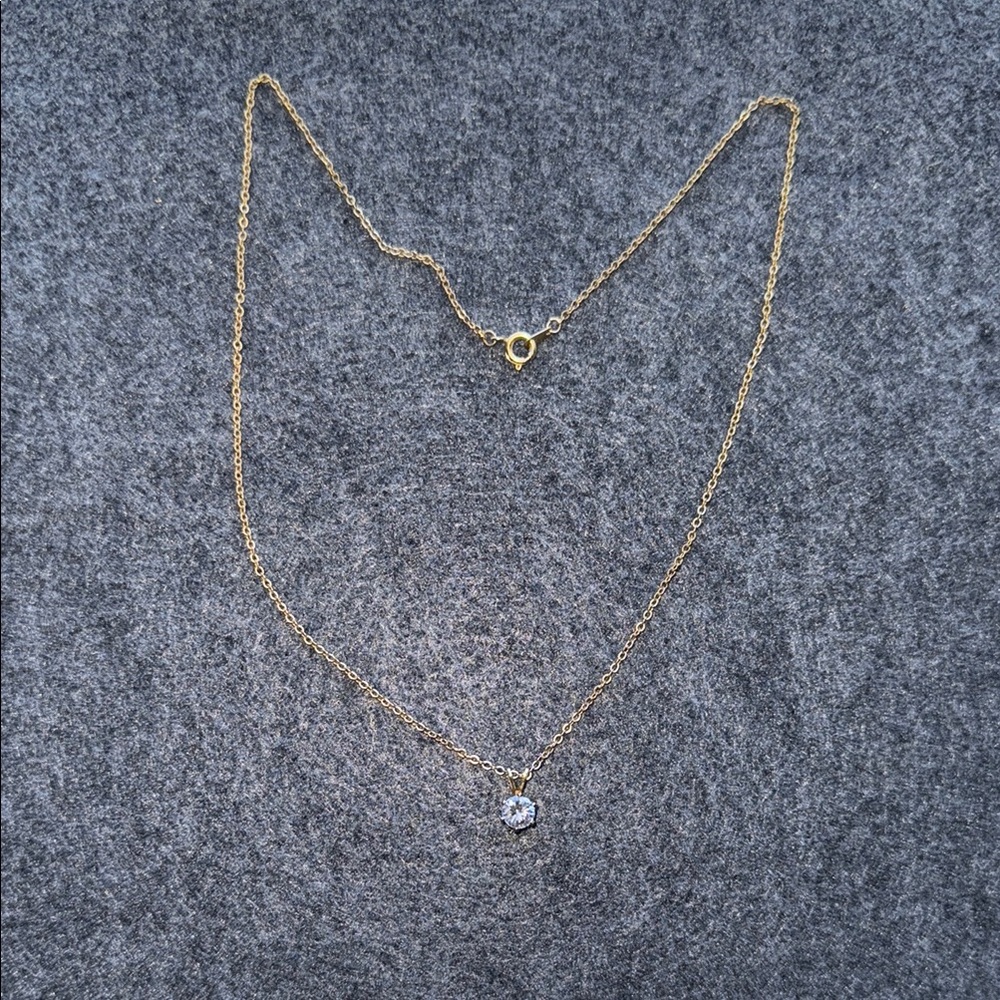 Gold and Silver Chain Necklace Minimalist‎ Design